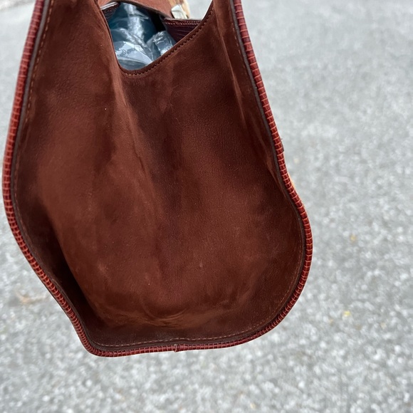 Vintage Brahmin Calf Hide Fruit and Floral Purse - Picture 7 of 14